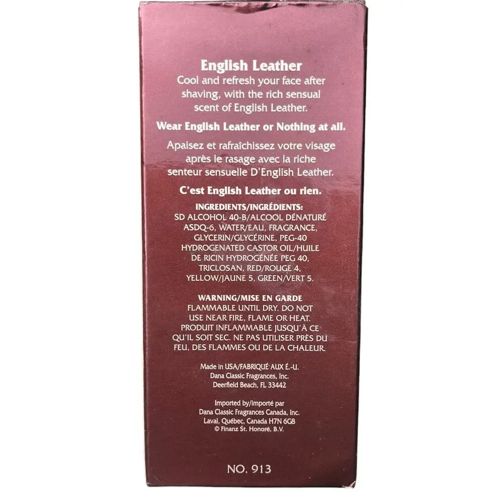 English Leather Men's After Shave 3.4oz